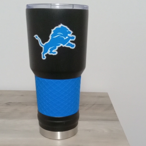 Detroit Lions Genuine NFL Tumbler New 🦁🦁🦁🦁💙💙💙💙🤍🤍🤍 - Picture 1 of 3